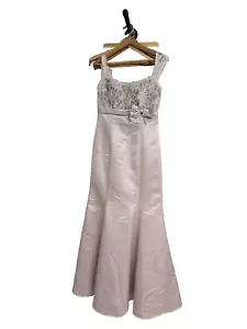 Bill Pesce Couture Collection Dress Size 8 Formal Long Gown Mother of the Bride - Picture 1 of 13