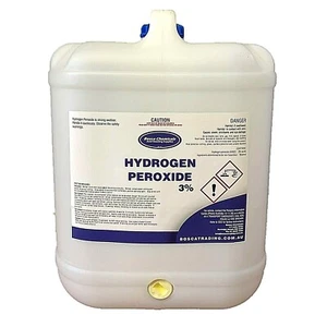 H2O2 Hydrogen Peroxide 3% All Purpose 20L Aus Product Pick up Only!! - Picture 1 of 3