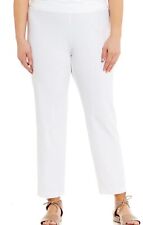Eileen Fisher 2x White Cropped Straight Pant