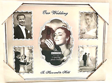 Wedding Picture Frame Malden Intl Designs displays 1 Large 4 Small Photos NIB