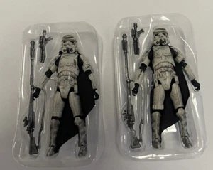 Lotto 2 Stormtrooper Mimban Star Wars collezione vintage VC123 nuovi in plastica - Foto 1 di 2
