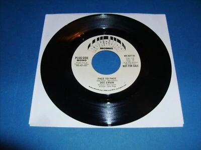 DEE ERWIN "FACE TO FACE" MONO/STEREO ROXBURY-2027 DJ PROMO VG+ SOUL 45 RPM  - Image 1 of 2