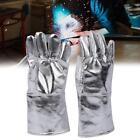 2 Pieces Aluminum Foil Heat Insulation Gloves Industrial Welding for Cooking