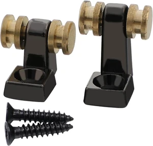 Paquete de 2 retenedores de cuerda de rodillo de latón para guitarra eléctrica cuerda árbol gu - Imagen 1 de 12