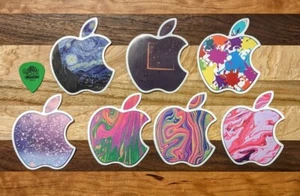 Custom Design Apple Logo Inspired Sticker Set Decal Various Art - Picture 1 of 1