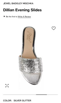 Diapositivas Badgley Mischka Dillion Brillo Nuevas Talla 8.5 Hechas en 🇨🇳  Foto 1 de 4