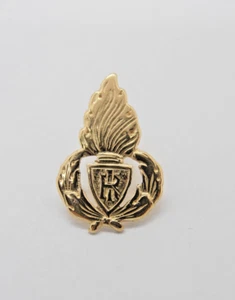 Gefängnispolizei: Jackenbrosche aus 18 Kt (750) Gelbgold - Pins - - Bild 1 von 6