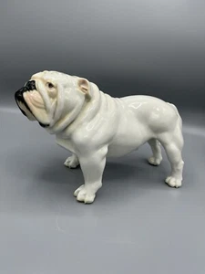 Nymphenburg Germany Porzellan Figur Englische Bulldogge neuwertig (sehr selten) - Bild 1 von 8
