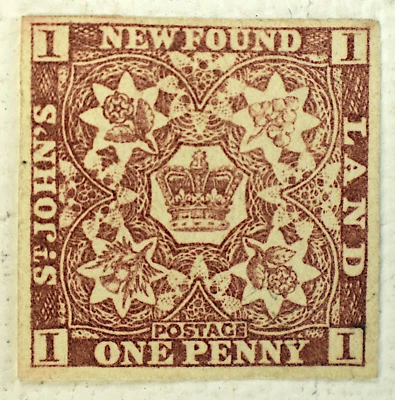 NEWFOUNDLAND SCOTT #1 ST. JOHN'S LAND MNG, 1857 - Image 1 of 2