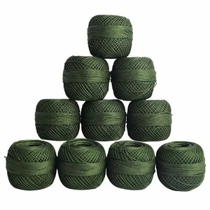 Rote Rose Baumwolle gehäkelter Faden mercerisiert Stricken Hand Nähen Garn Ball Mehandi - Bild 1 von 6