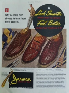 1948 Jarman brown mens shoes look smarter feel better vintage fashion ad - Picture 1 of 1