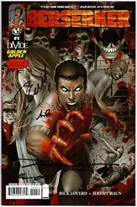 BERSERKER #1 COLLECTOR'S PARADISE VARIANT SIGNED COA MILO VENTIMIGLIA TOP COW - Picture 1 of 2