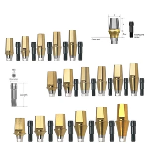 Regular Straight Abutment NeoBiotech 4.5/5.0/6.0mmD Hex conical compatible 7mm H - Picture 1 of 37