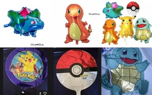 Globos troquelados Pokemon Pikachu & Friends 12 piezas 2 de cada personaje fiesta - Imagen 1 de 10