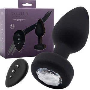 Ashella Vibes Jewel Remote Control Butt Plug Medium - Picture 1 of 8