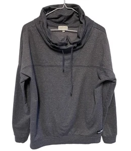 Simply Southern Women's Sz L Cowl Neck Long Sleeve Sweatshirt Gray - Picture 1 of 8