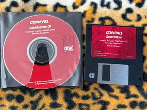 Compaq Presario 7200/7600 Series Personal Computer Quick Restore CD w/ Boot Disk - Picture 1 of 3