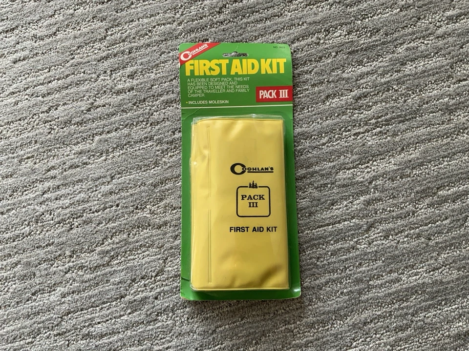 NOVO NOS 1992 Kit de Primeiros Socorros Coughlan Pacote III Equipamento de Emergência. - Imagem 1 de 2