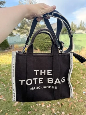 Marc Jacobs the Jacquard Medium Tote Bag Black - Image 1 of 4