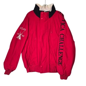 Vintage 90’s Nautica Challenge Jacket Men's Large J-Class Windbreaker Sailing XL - Picture 1 of 11