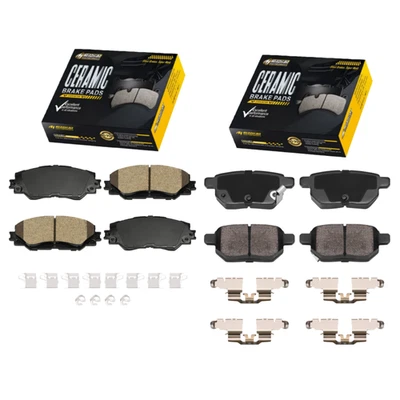 Передняя задняя керамическая тормозная колодка для 2008 2009 2010 2011 - 2015 Scion xB основание 2,4 л - Изображение 1 из 4