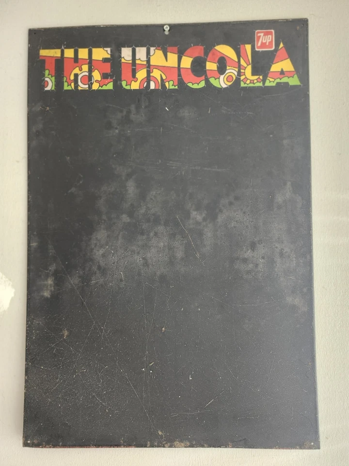 Pizarra vintage 7up Uncola Peter Max Foto 1 de 1