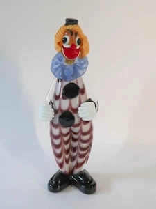 MURANO Art Glass Clown Figurine - Picture 1 of 7