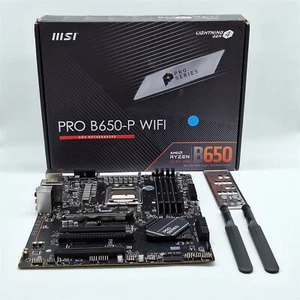 MSI PRO B650-P WiFi ProSeries Motherboard (AMD AM5, ATX, DDR5) -NOT WORKING- - Afbeelding 1 van 7
