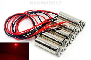 5pz Luci Posizionamento Testa Punti Focus Modulo Laser Rosso 650nm 10mw Regolabili - Foto 1 di 5