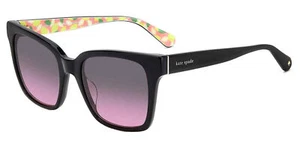 Kate Spade Harlow Women's Black Squared Cat Eye Sunglasses - HARLOWGS-0807-FF - Picture 1 of 3