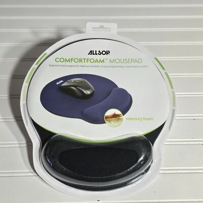 New Mouse Pad Foam Ergonomic Wrist Support  Black Allsop Sealed 30203 - Image 1 of 4