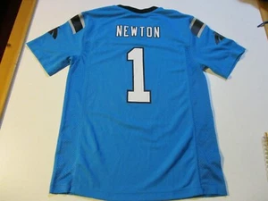 CAROLINA PANTHERS CAM NEWTON #1 NFL BRAND FOOTBALL JERSEY YOUTH LG = ADULT SM #2 - Picture 1 of 15