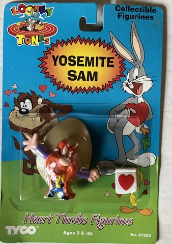 1994 TYCO Warner Brothers Looney Tunes Yosemite Sam Gun Toting 4" Figurine Cover