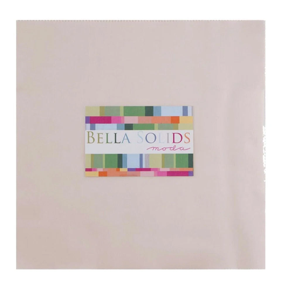 Moda Bella Solids Natural Layer Cake 42 10-inch Fabric Squares 9900LC-12 - Image 1 of 1