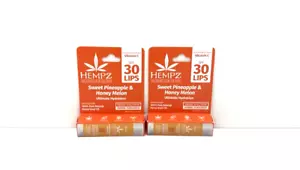 2 NEW Hempz Sweet Pineapple & Honey Melon SPF 30 Lips Sunscreen 11/2025 - Picture 1 of 3