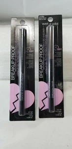 Lot of 2 Wet n Wild Breakup Proof Retractable Gel Eyeliner #1111493 & #1111492 - Picture 1 of 4