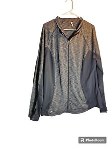 grey/black active jacket, Ideology, size XXL