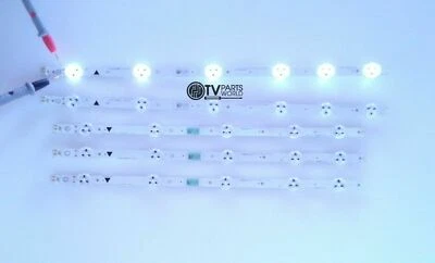 Juego de 5 LED incompletos Magnavox 40ME324V/F7 40ME324V/F7-LLS-A UDULED0SM040 Foto 1 de 4