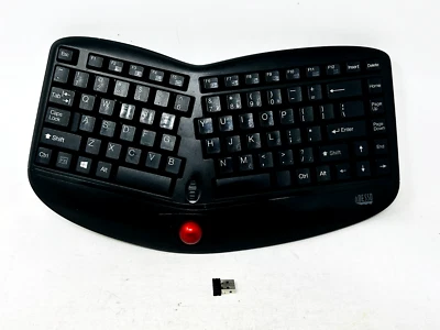 Adesso Tru-Form Media 3150 Wireless Ergo Trackball Keyboard Split Ergonomic WORK - Image 1 of 4