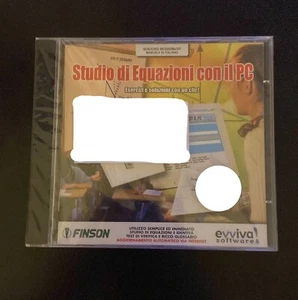 SOFTWARE FINSON "STUDIO DI EQUAZIONI CON IL PC" CD6107 (A/N CD6107) nuovo - Picture 1 of 2