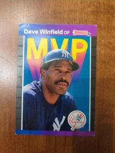 1989 Donruss Baseball Dave Winfield Mvp - Picture 1 of 2