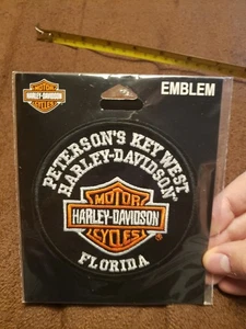 Harley Davidson Patch Sew On Key West Limited Motorcycle Vest Embroidered - Picture 1 of 18