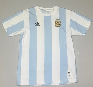 ARGENTINA 1974 HOME FOOTBALL SHIRT SOCCER JERSEY ADIDAS - Size Small - Picture 1 of 3