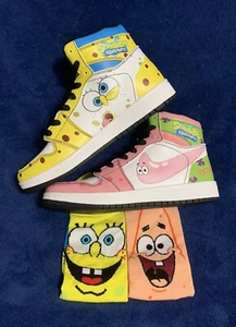 SpongeBob squarepants anime shoes Cosplay Shoes custom AJ1 Street WareEUR37/US6W - Picture 1 of 13