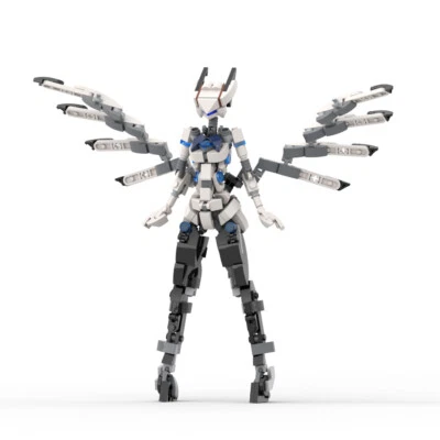 MOC: Girl Mobile Suit / Female Robot Model 305 Pieces Mech Suit Free Shipping - Image 1 of 4