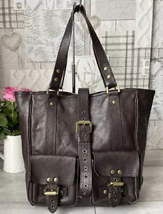Beautiful Genuine Vintage Mulberry Brown Tote Bag, Over Shoulder Bag - Picture 1 of 12