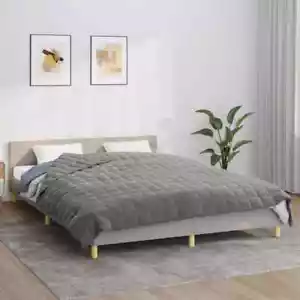 vidaXL Coperta Ponderata Grigia 200x230 cm 13 kg Tessuto - Foto 1 di 5