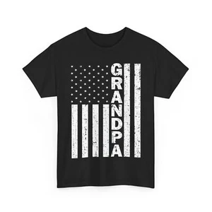Grandpa American Flag Shirt, Grandfather Father's Day Men Vintage Shirt - Picture 1 of 10