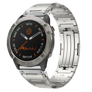 26mm Stainless Steel Band For Garmin Fenix 7X/6X/5X/Enduro/epix Pro 51mm Strap - Picture 1 of 16