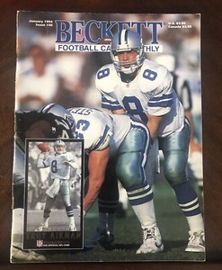 Beckett Football Card Monthly Magazine January 1994 Issue #46 Troy Aikman.